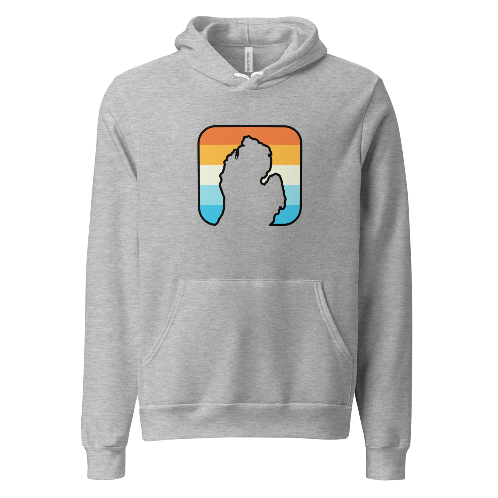 Classic Mitten Hoodie - Athletic Heather - front