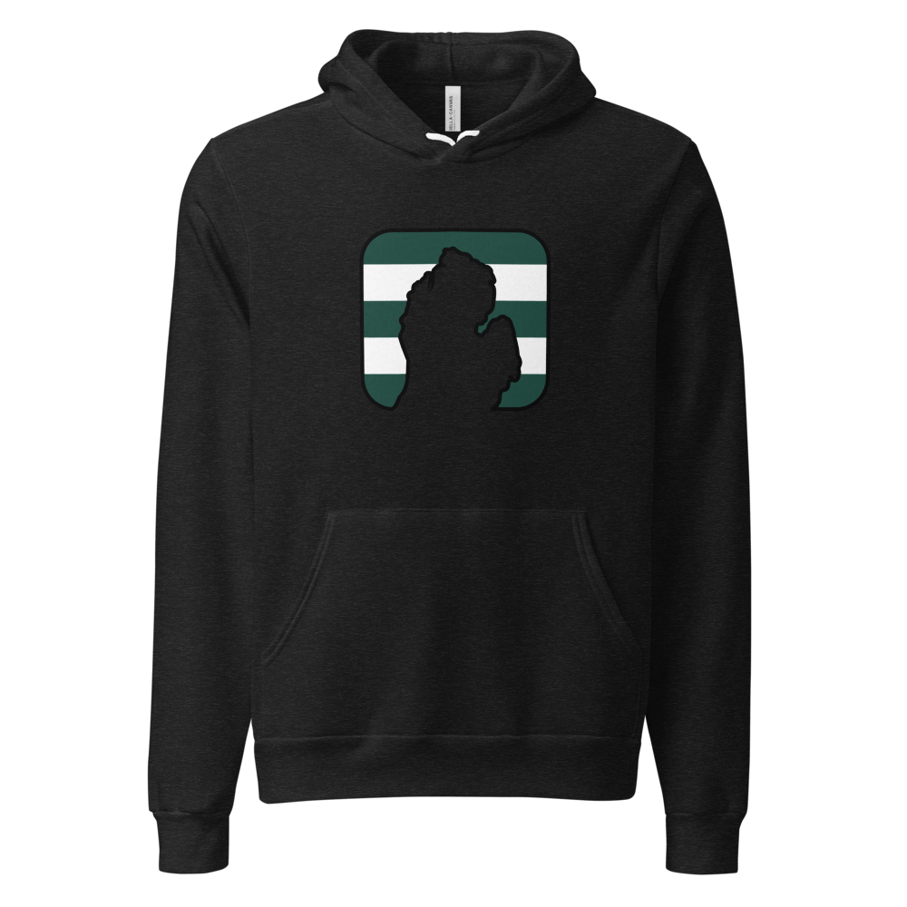 The 517 Hoodie - Black Heather - front