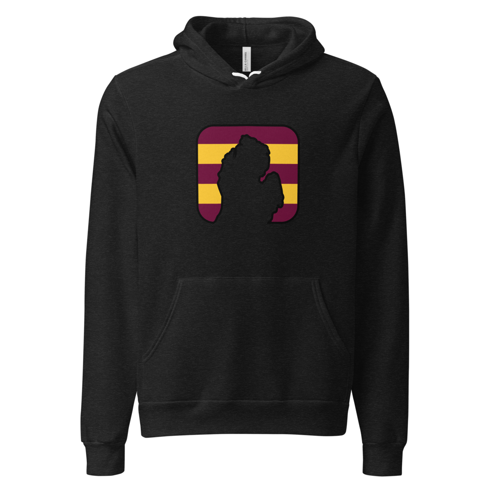 Midmit Hoodie - Black Heather - front