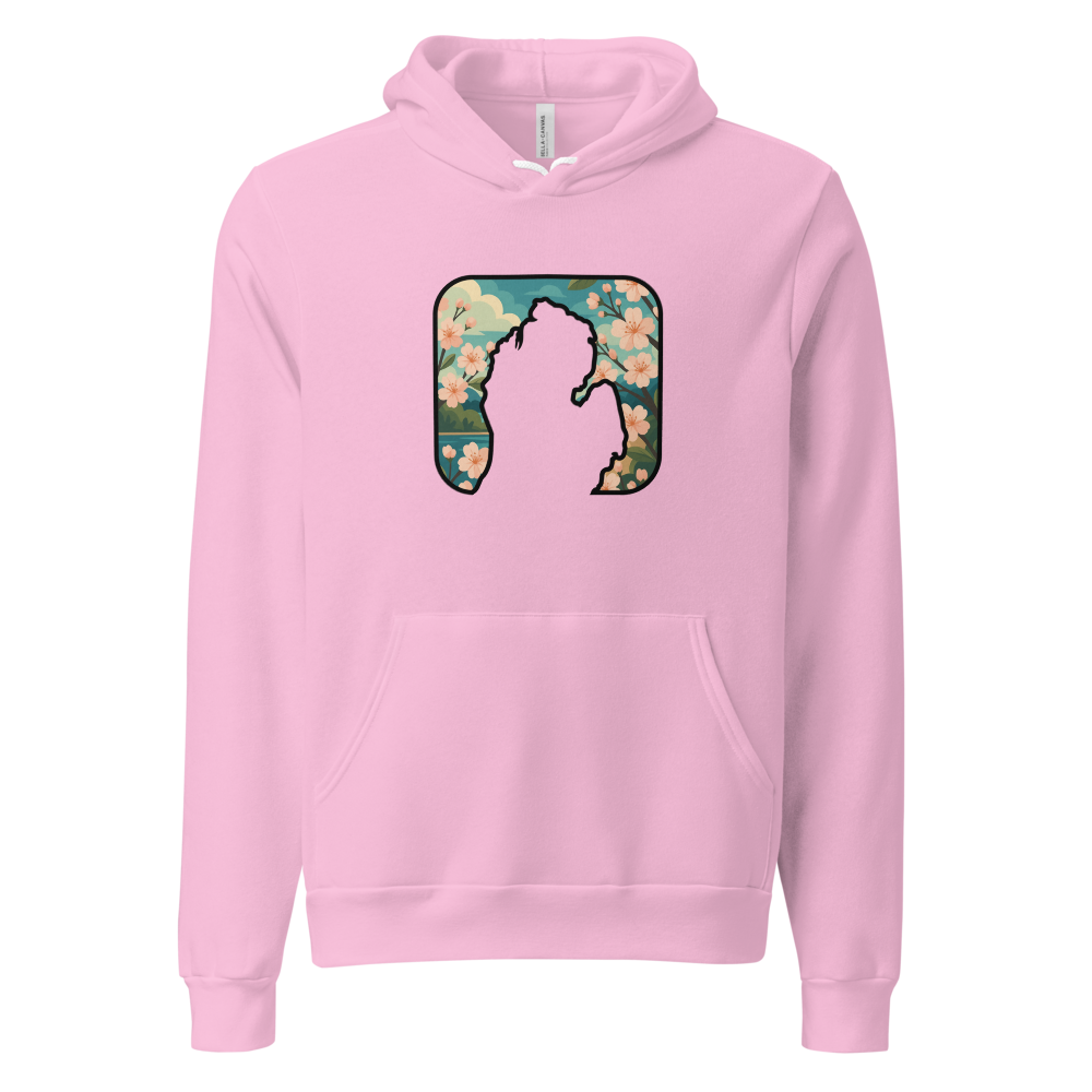 Cherry Blossoms Hoodie - Lilac - front
