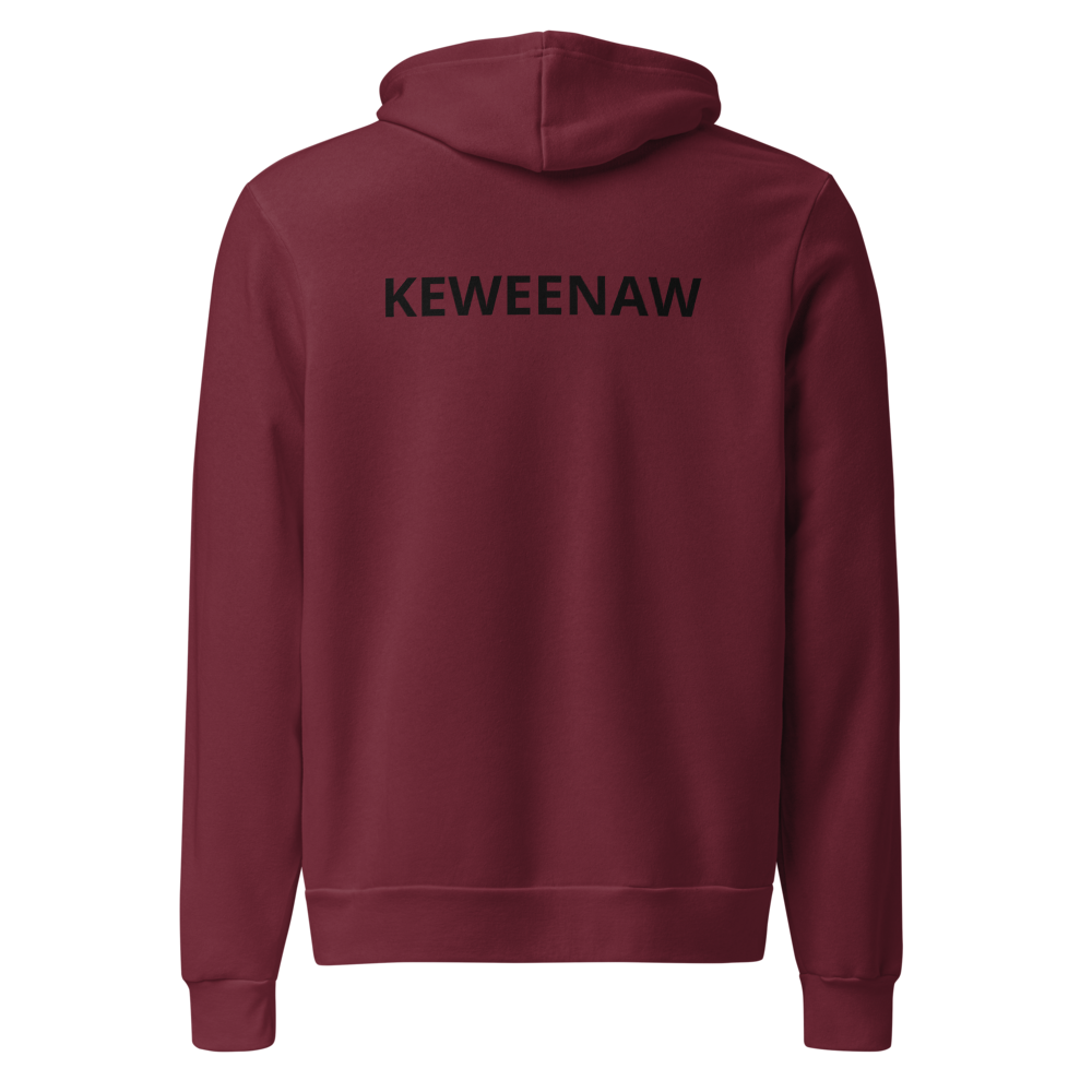 Keweenaw Hoodie - Maroon - back
