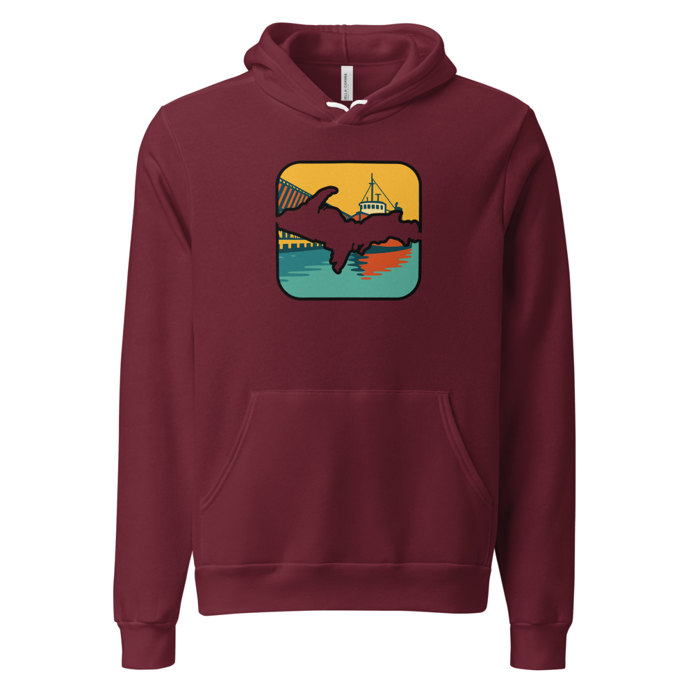 Ore Dock Hoodie - Maroon - front