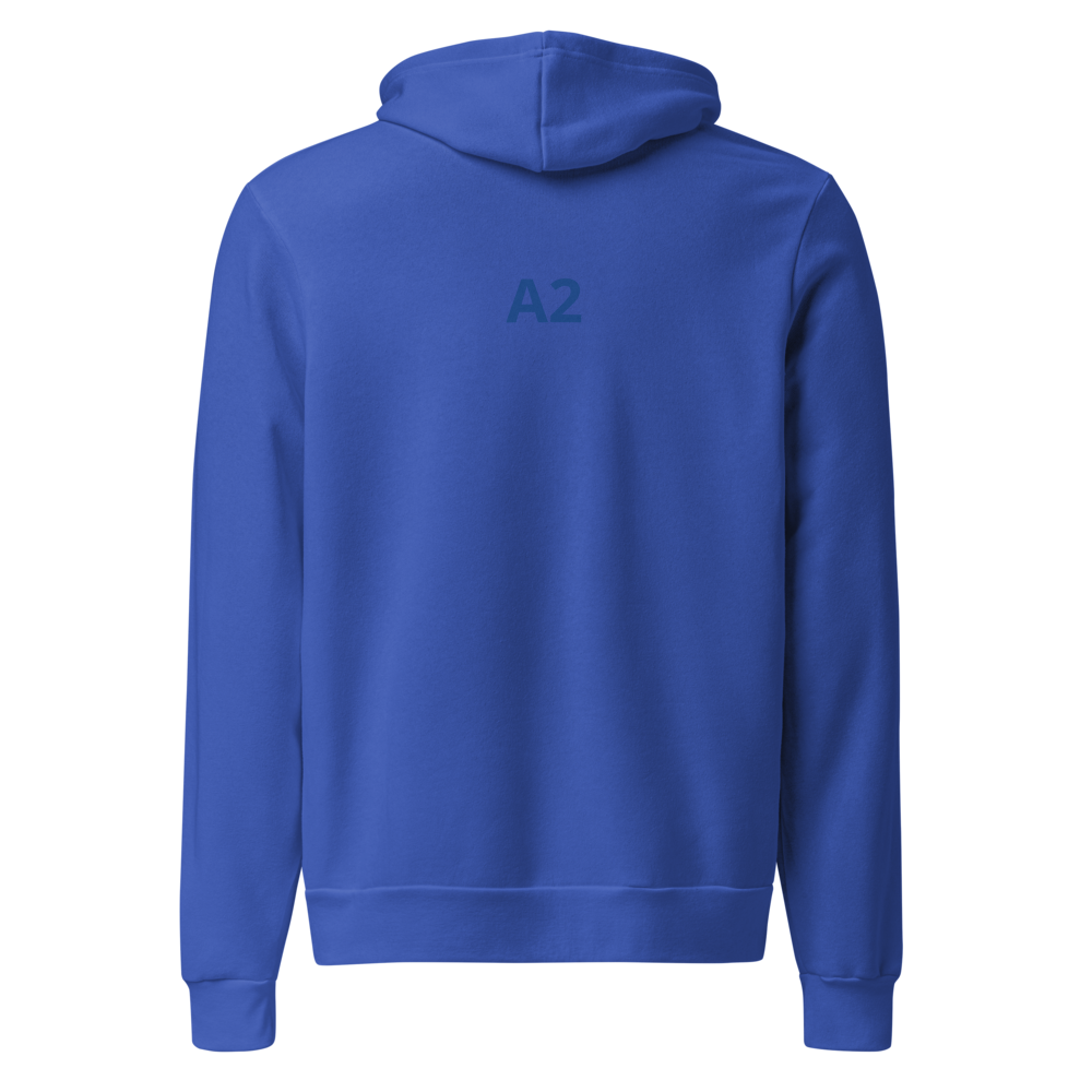 A2 Hoodie - True Royal - back