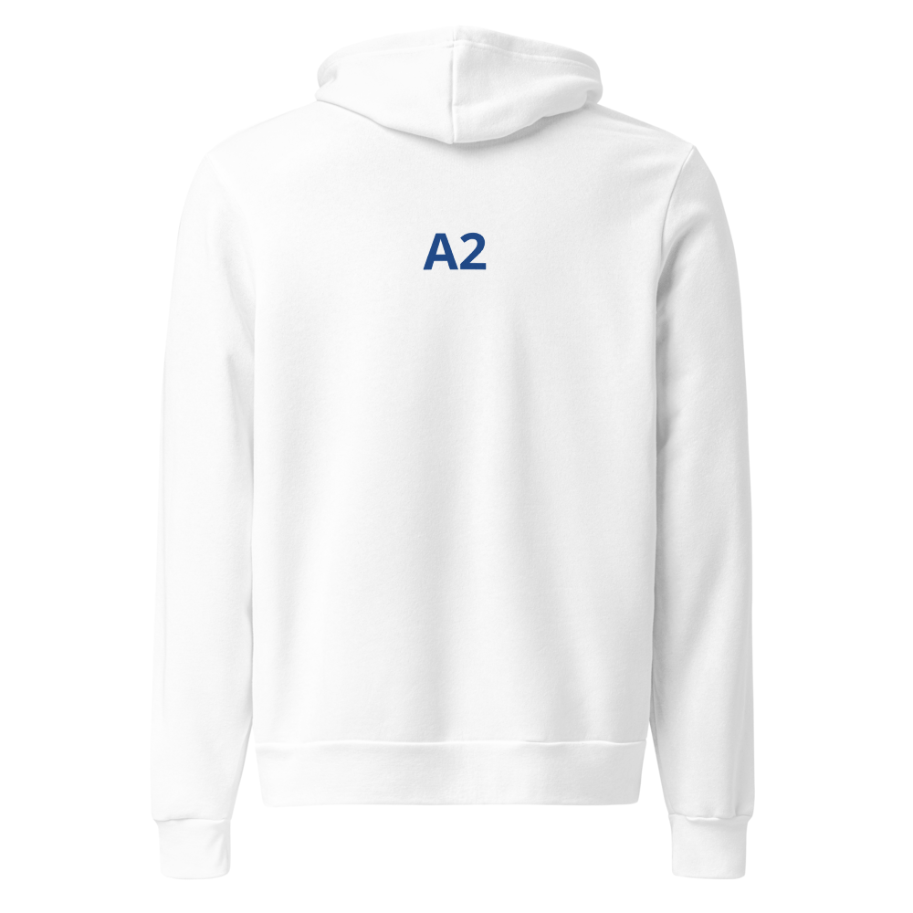 A2 Hoodie - White - back