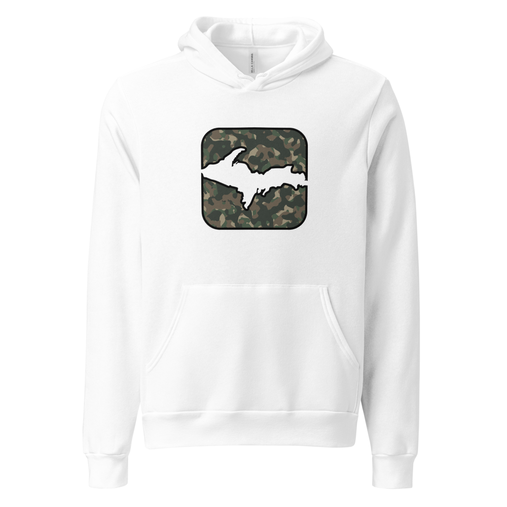 Cammo U.P. Hoodie - White - front