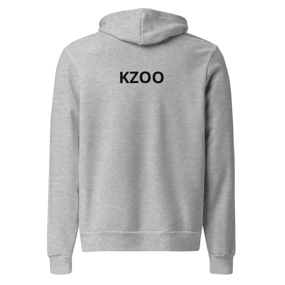 Kzoo Hoodie - Athletic Heather - back