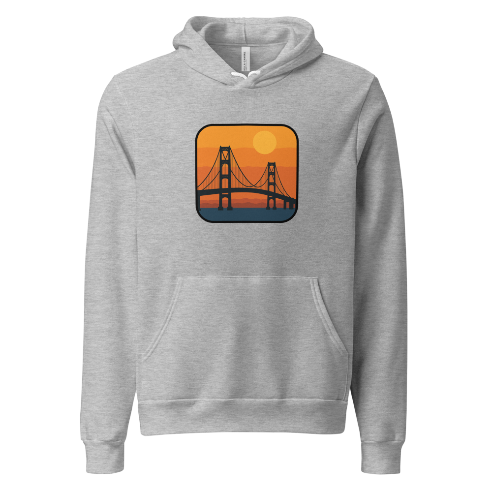 Lakes Mac Hoodie - Athletic Heather - front