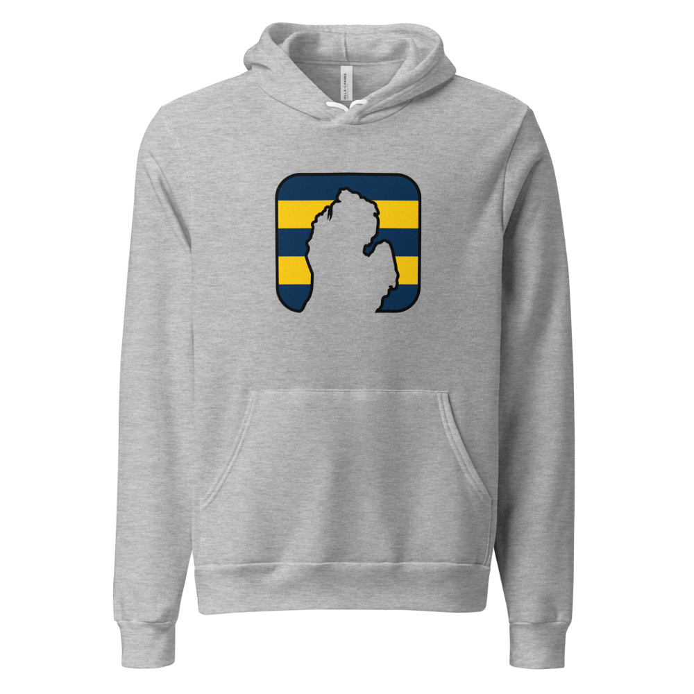 A2 Hoodie - Athletic Heather - front