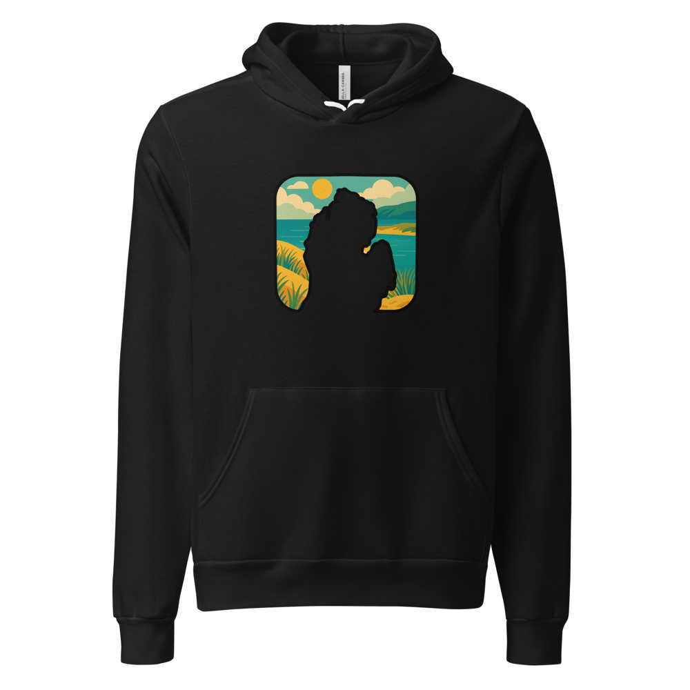 Dunes Hoodie - Black - front