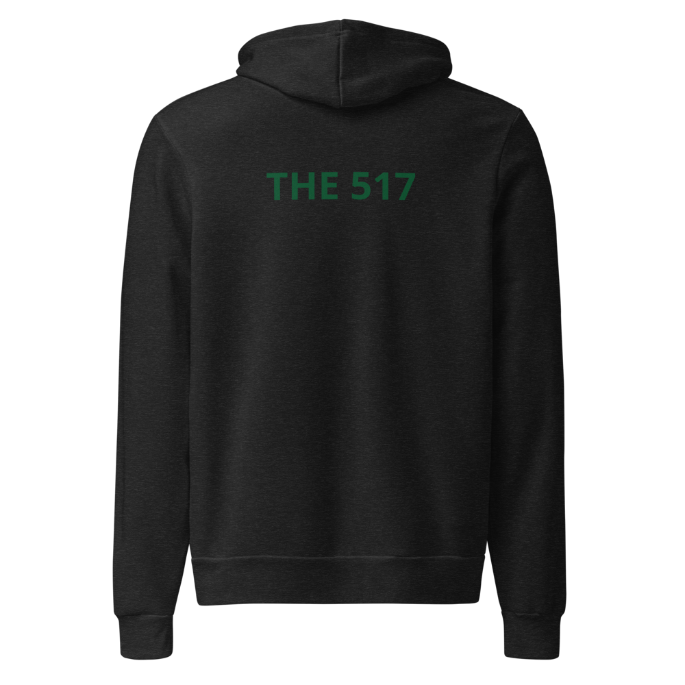The 517 Hoodie - Black Heather - back