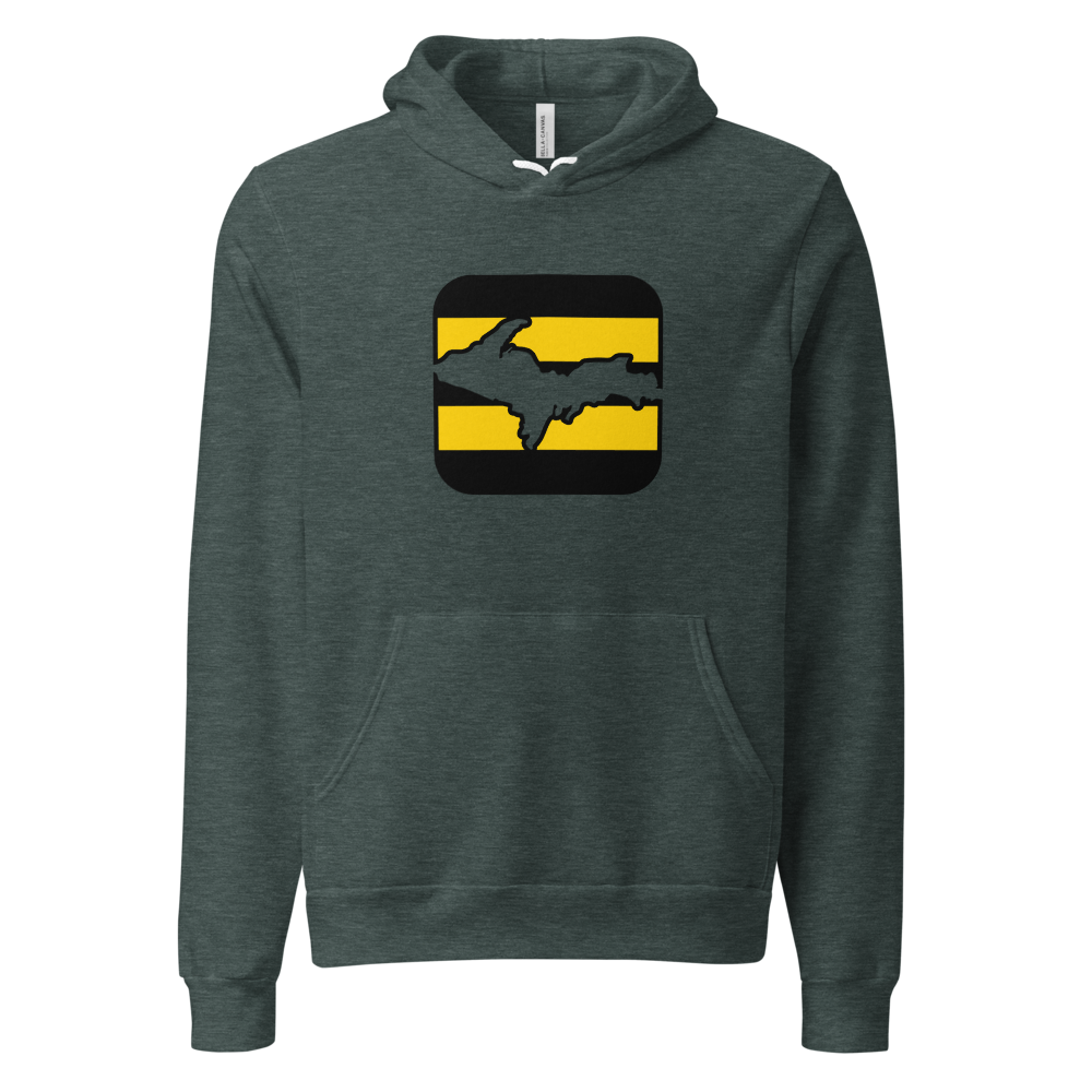 Keweenaw Hoodie - Heather Forest - front